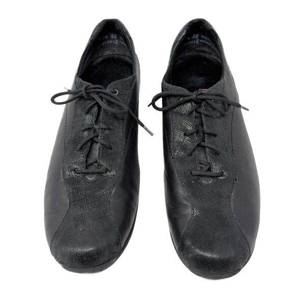 Munro Sydney Shimmer Crosshatch Tie Sneakers Shoes Womens sz 9.5 Extra Narrow - Picture 7 of 14